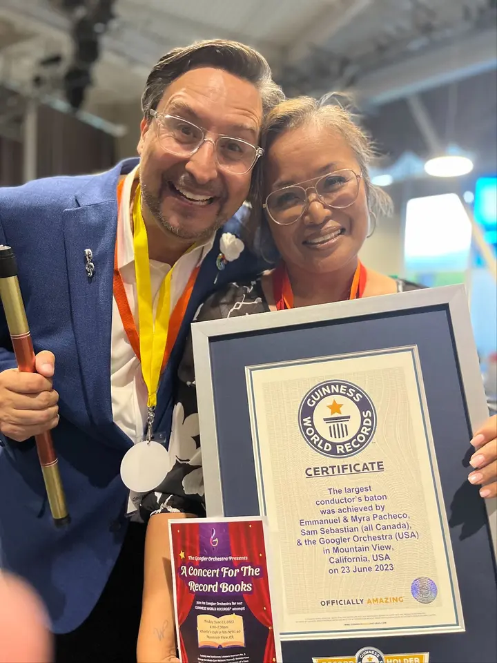 Guinness World Records event with the Googler Orchestra