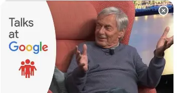 Ernő Rubik speaking at Talks at Google, celebrating 50 years of the Rubik’s Cube